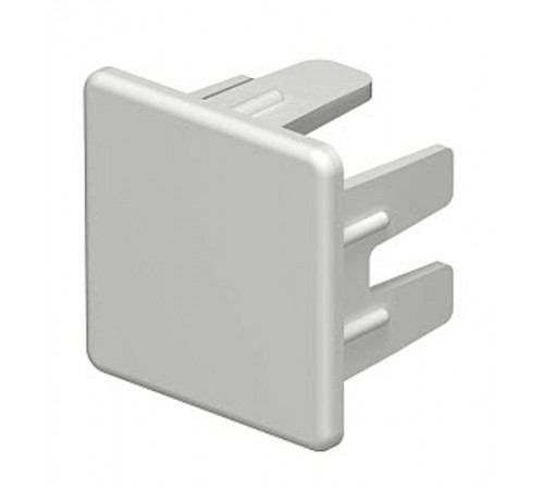 Торцевая заглушка кабельного канала WDK 25x25 мм (ПВХ,светло-серый) (WDK HE25025LGR)  6183662  OBO Bettermann