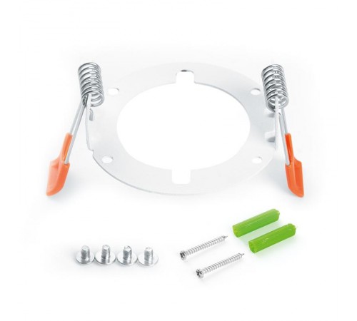 Светильник потолочный под лампу макс 12W, 230V, GX53, белый, HL354  41505  FERON