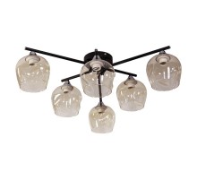 Светильник 11271В-4/6 черн. (Плафон 8268) НПБ 01-6х60-118 Е27  1005404860  Элетех