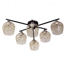 Светильник 11271В-4/6 черн. (Плафон 8268) НПБ 01-6х60-118 Е27  1005404860  Элетех