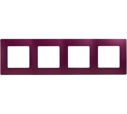 Etika Сливовая Рамка 4-ая  672564  Legrand