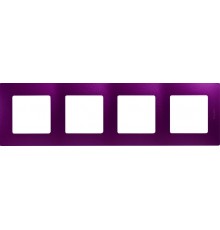 Etika Сливовая Рамка 4-ая  672564  Legrand