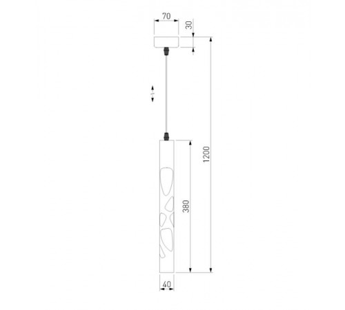 Подвес потолочный DLR037 12W 4200K кофейный 12 Eurosvet  a044558  Elektrostandard
