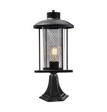 Светильник садово-парковый, 60W 230V E27 IP44 черный, PL724  48390  FERON