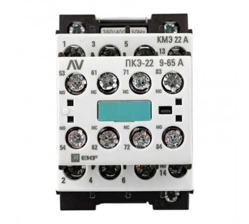 Комплект КМЭ 22А 1NO 400В АС с дополнительными контактами 2НО+2НЗ EKF AVERES  ctr-s-22-10-400-av-22  EKF