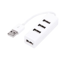 Разветвитель USB на 4 порта белый  18-4103-1  REXANT