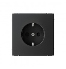 ArtGallery Карбон Розетка с заземлением со шторками, 16А, механизм, быстрозажим. клем.  GAL001045S  SE