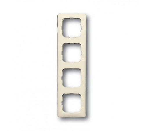 Рамка 4-постовая, серия Busch-Duro 2000 SI, цвет слоновая кость  1725-0-0647   2CKA001725A0647  ABB