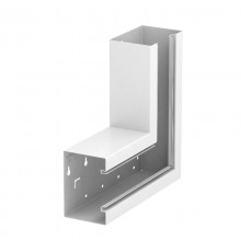 Плоский угол кабельного канала Rapid 80 90x130 мм (сталь,белый) (GS-SFS90130RW)  6277320  OBO Bettermann