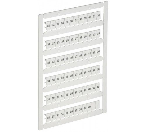 ARMAFIX Маркер для CTS/CP 4мм2 с символами "31-40"   AF-CT10D-M-004-04  IEK (ИЭК)