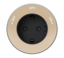 MULTITRACK Розетка 2К+З круглая 16 А/250 В ПЕСОЧНЫЙ  MTK13001P  SE