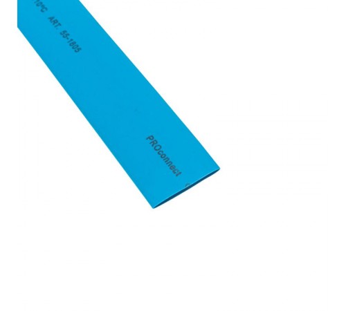 Трубка термоусаживаемая ТУТ 18,0/9,0мм, синяя, упаковка 50 шт. по 1м,  55-1805  PROconnect