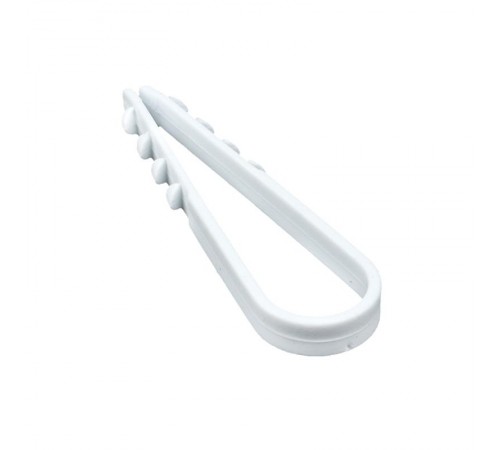 Дюбель-хомут для круглого кабеля  (5-10мм) белый (100шт.) EKF PROxima  plc-ncc-5x10w  EKF