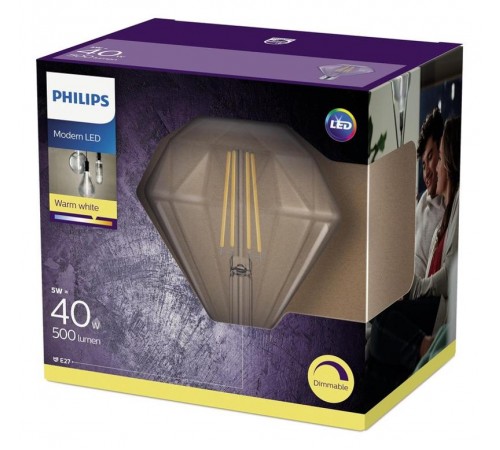 Лампа светодиодная LED Classic 40W Diam E27 2700K CL D  929001935701  PHILIPS