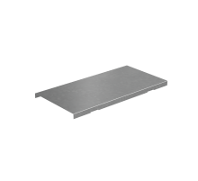 Крышка на верт. Т-ответвитель переходник 100-50 мм с разворотом трассы на 90 гр. "ПЛЮС" (нижняя часть меньше исходной)  KTDPSplus90-100-50   КМ-проф