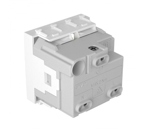 Розетка "Белое облако", 2P+E, с з/ш, "Avanti", 2 мод.  4400002  DKC