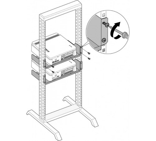 Комплект направляющих для установки в стойку  310952  Legrand