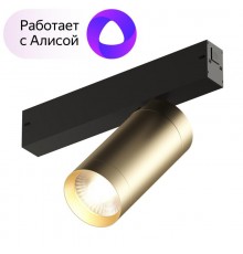 Светильник трековый акцентный DK8020-BG SMART SPOT 20W DIM 3000K-6000K, матовое золото с черным  DK8020-BG  DENKIRS
