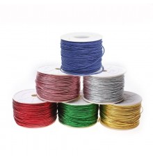 Шнур хозяйственный с полимерным покрытием, армированный 2 мм 10м красный  136624  Tech-KREP