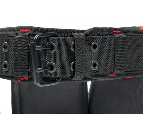 Сумка-пояс двухсекционная усиленная с двухшпеньковым ремнем С-12 Master  c-12  EKF