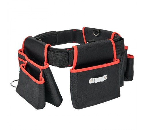 Сумка-пояс двухсекционная усиленная с двухшпеньковым ремнем С-12 Master  c-12  EKF