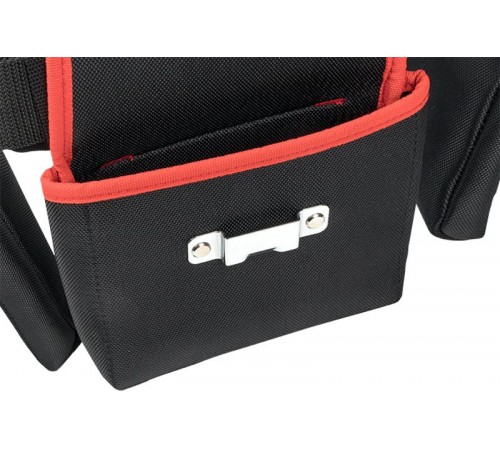 Сумка-пояс двухсекционная усиленная с двухшпеньковым ремнем С-12 Master  c-12  EKF