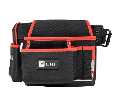 Сумка-пояс двухсекционная усиленная с двухшпеньковым ремнем С-12 Master  c-12  EKF