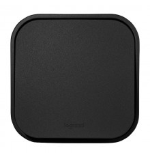 Quteo Чёрный Выключатель 1-клавишный 10А винтовые зажимы  782471  Legrand