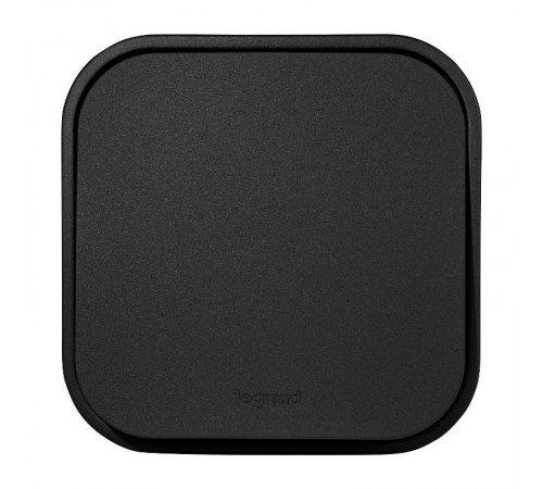 Quteo Чёрный Выключатель 1-клавишный 10А винтовые зажимы  782471  Legrand