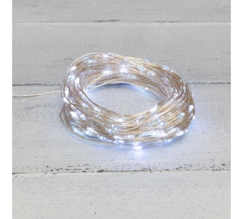 Гирлянда Роса с трансформатором, 20 м, 200 LED, белое свечение  303-205  NEON-NIGHT