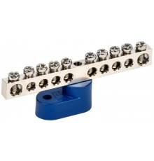 Шина N "ноль" на одном угловом изоляторе Ni ШНИ-6х9-10-У1-С  YNN10-10-C1-K07-N  IEK