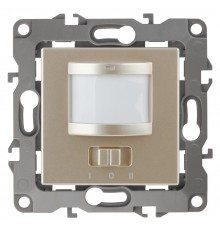 12-4103-04  Датчик движения 2-проводной, 180-240В, 200Вт, IP20, Эра12, шампань  Б0031254  ЭРА