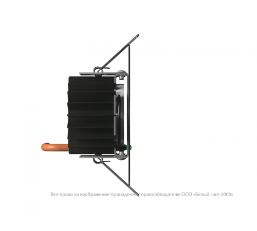 Светильник аварийного освещения BS-RADAR-81-L1-INEXI2 Black  a23641  Белый свет