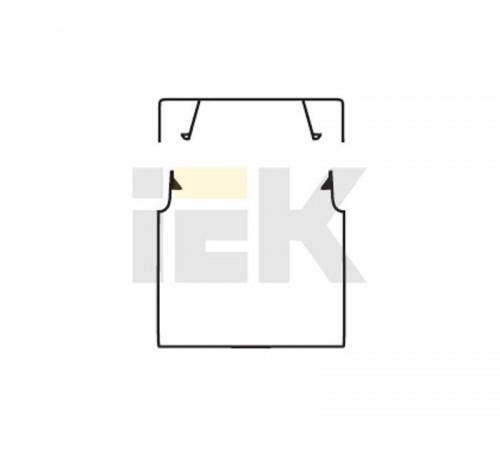 Кабель-канал  60х60 "ЭЛЕКОР" (12 м)  CKK10-060-060-1-K01  IEK