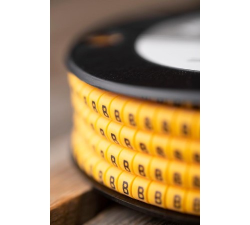 Маркер-кабельный 2,5кв.мм "B" (1000шт.) (ЕС-1) EKF PROxima  plc-KM-2.5-B  EKF