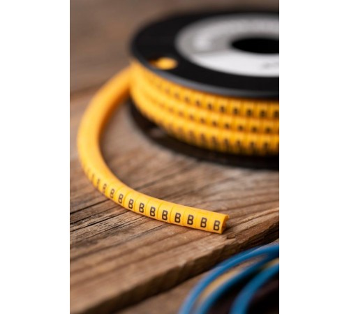 Маркер-кабельный 2,5кв.мм "B" (1000шт.) (ЕС-1) EKF PROxima  plc-KM-2.5-B  EKF