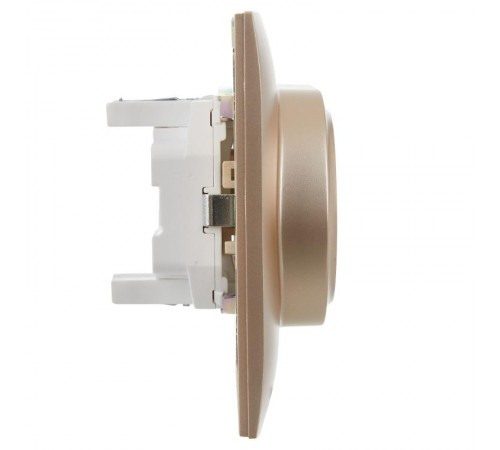 SKANDY Розетка 2-местная с з/к без з/ш 16А сб. SK-R08Sa песочный  SK-R21-16-K98-F  IEK