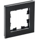 BRITE Рамка 1-ая РУ-1-1-БрЧ металл черный  BR-M12-M-K02  IEK