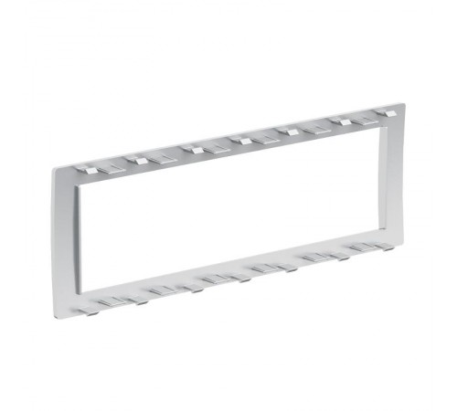 Рамка универсальная на 6 модулей цвет серый металлик  F00015G  DKC