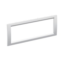 Рамка универсальная на 6 модулей цвет серый металлик  F00015G  DKC