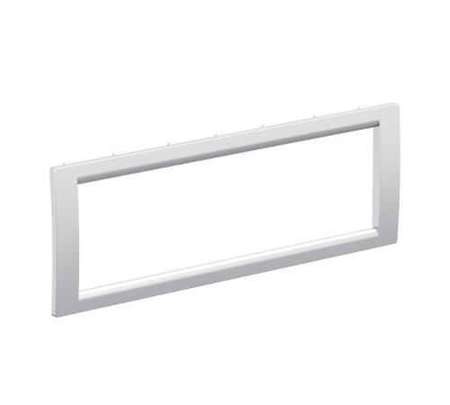 Рамка универсальная на 6 модулей цвет серый металлик  F00015G  DKC