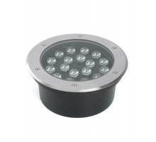 Светильник тротуарный 20W, AC/DC12V, 4000К, D200*H90mm, внутренний диаметр: 170mm, IP67, SP2804  48454  FERON