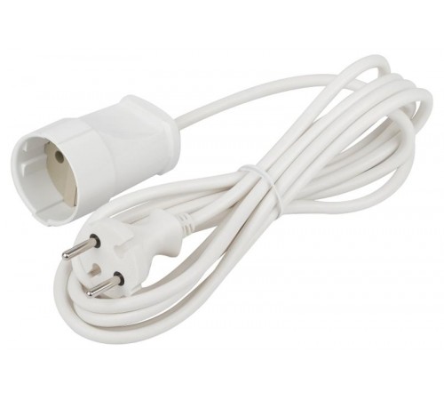 Удлинитель Россия UX(6)-1-3m без заземл, 1гн, 3м, ПВС, 2x0.75мм2, 6А  Б0039819  ЭРА