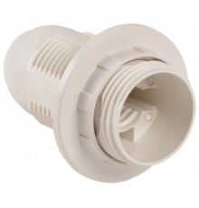 Патрон с кольцом пластик Е14 белый (50 шт), стикер на изделии, Ппл14-02-К12  EPP21-02-01-K01  IEK