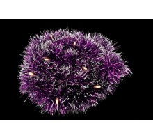 Гирлянда "мишура фиолетовая" 20 диодов , CL80 (CL120)   2м, IP20  26889  Feron