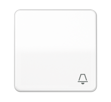 Клавиша с символом "звонок"; белая CD590KWW Jung