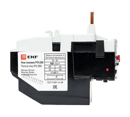 Реле тепловое РТЭ-2355 30-40А EKF PROxima  rel-2355-30-40  EKF
