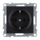 SUNO Силовая розетка 2К+З 16А 250В.Винтовые зажимы. Цвет "Антрацит"  721425  Legrand
