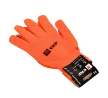 Перчатки рабочие ТОЧКА ЗИМА с ПВХ-покрытием утепленные (7 класс, 10 разм) EKF Professional  pe7ac-10-pro  EKF