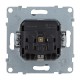 SUNO Силовая розетка 2К+З 16А 250В.Винтовые зажимы. Цвет "Антрацит"  721425  Legrand